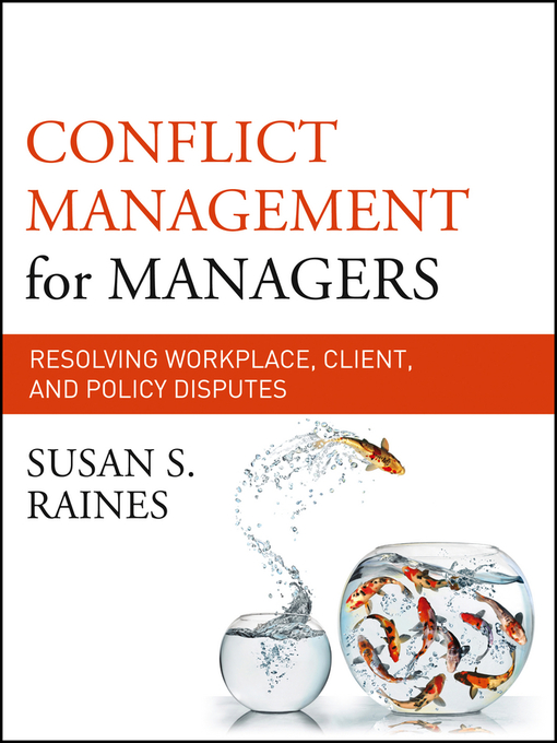 Title details for Conflict Management for Managers by Susan S. Raines - Wait list